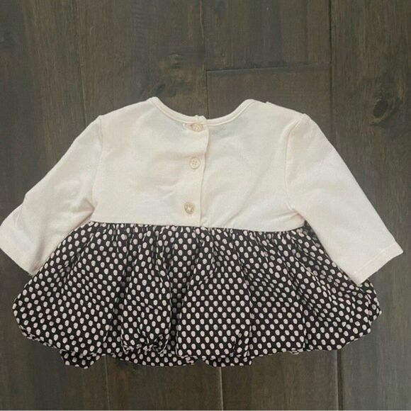 Pippa & Julie Polka Dot Bubble Bottom Top 0-3 mos - Picture 5 of 5
